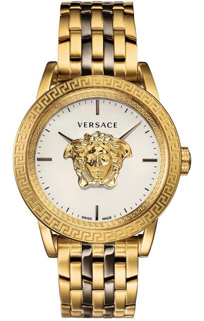 Review Versace VERD00418 Swiss Palazzo Empire Two-Tone Stainless Steel 43 mm Replica watch